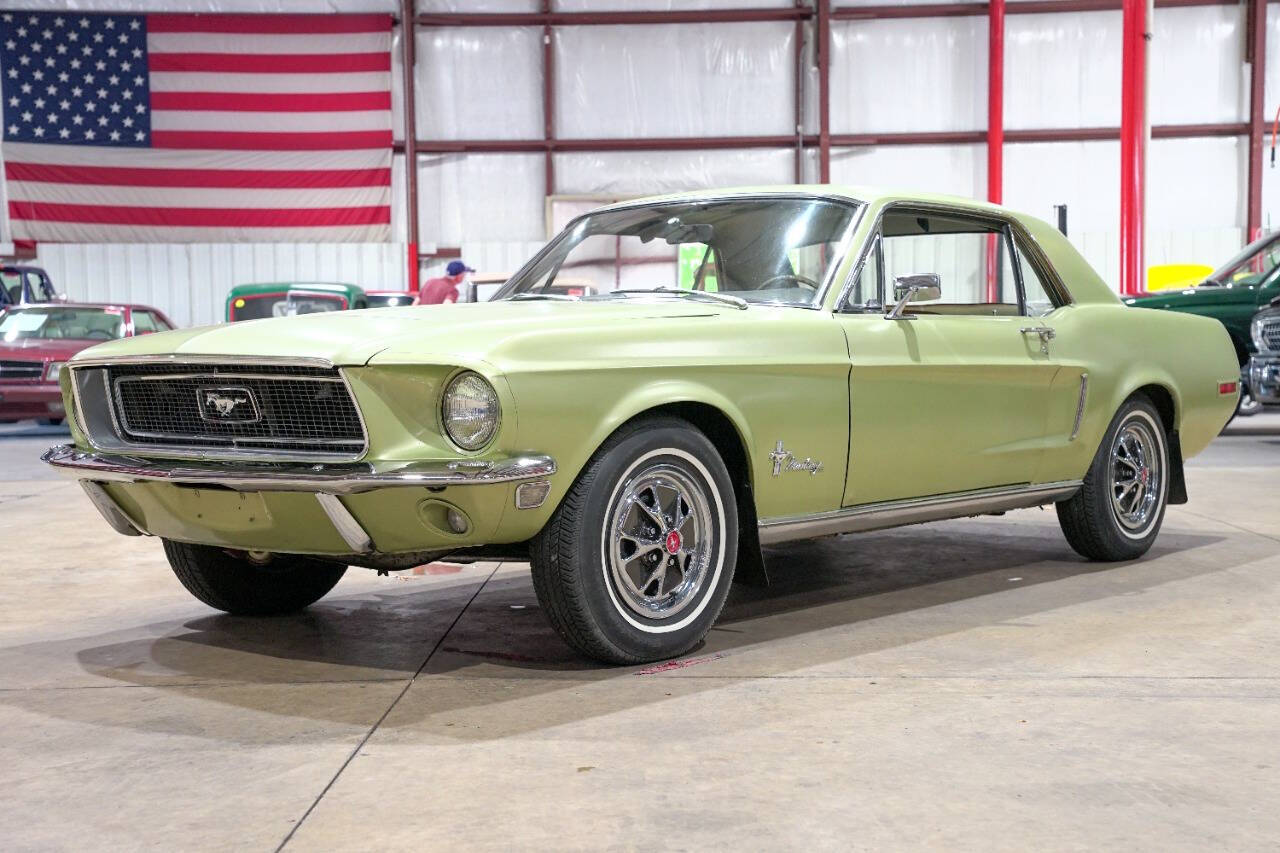 Ford-Mustang-1968-Green-Green
