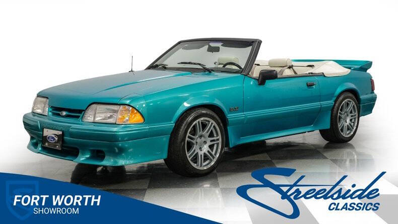 Ford-Mustang-1991-Calypso-Green-White Ford-Mustang-1991-Calypso-Green-White