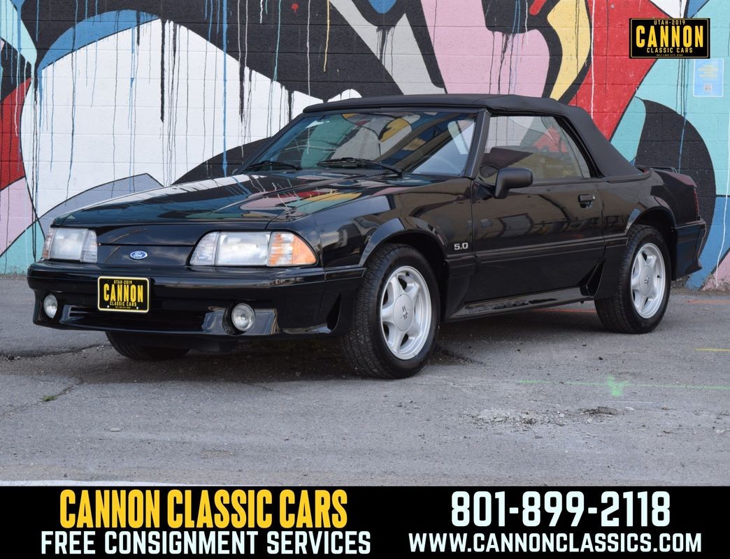 Ford-Mustang-1992-Convertible-Black