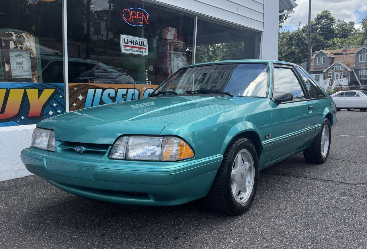 Ford-Mustang-1993-Green-Gray
