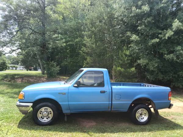 Ford-Ranger-xlt-5-speed-manual-2wd-1996-blue