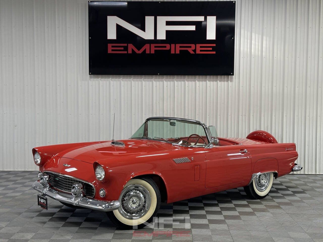 Ford-Thunderbird-1956-Red-Red