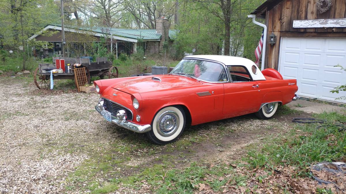 Ford-Thunderbird-1956-red