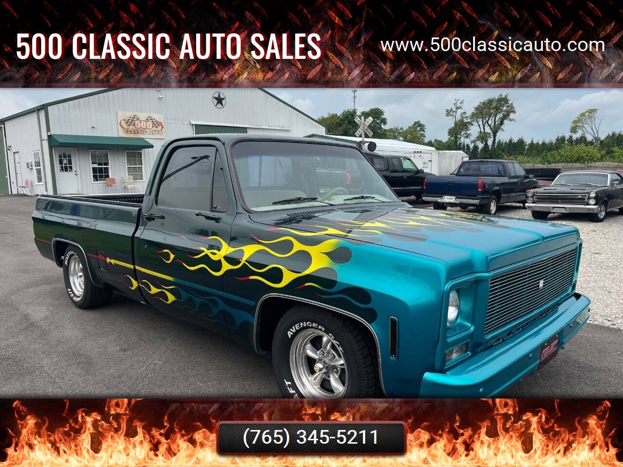 Gmc-Ck-1500-series-1980-Green-Tan