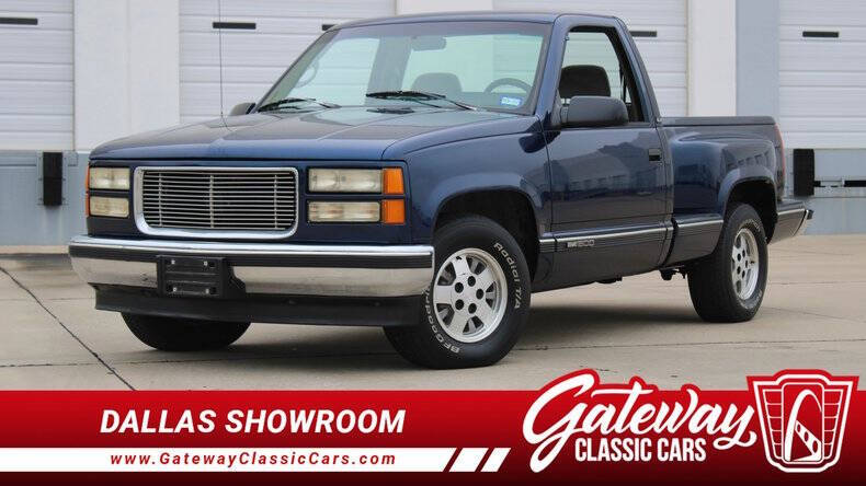 Gmc-Sierra-1500-1995-Blue-Grey-Cloth