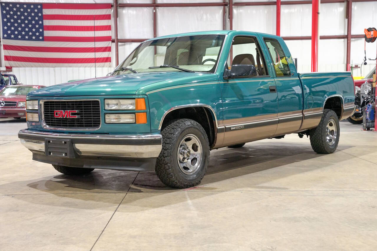 Gmc-Sierra-1500-1995-Teal-Tan