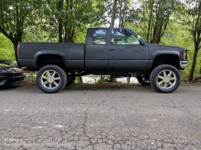 Gmc-Sierra-1500hd-classic-1993-Black-Gray