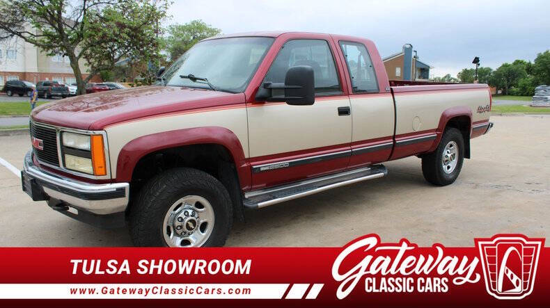 Gmc-Sierra-2500-1992-Red-Red