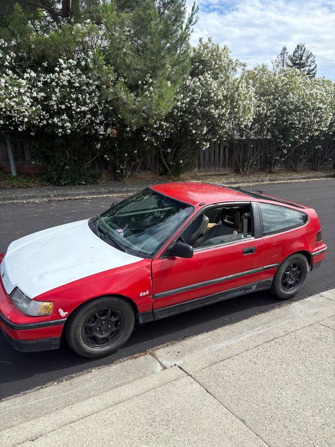 Honda-Crx-1989-red