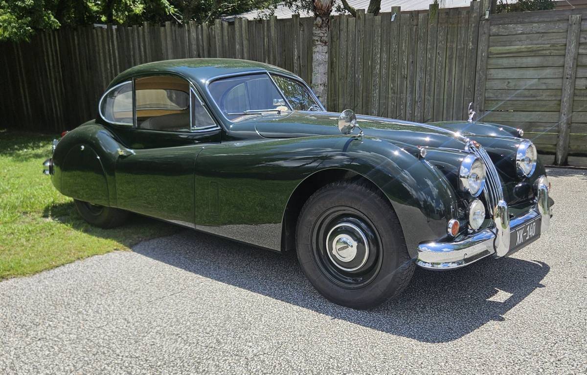Jaguar-Xk140-1956-green