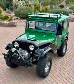 Jeep-Cj-5-1955-Green-Black