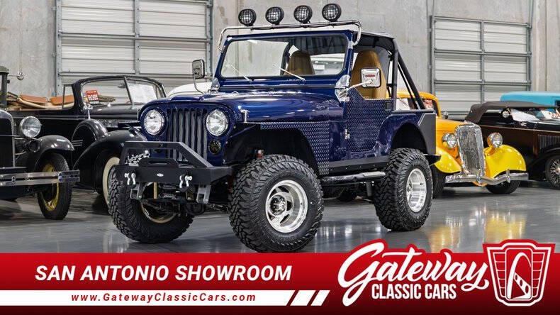 Jeep-Cj-5-1976-Blue-Brown