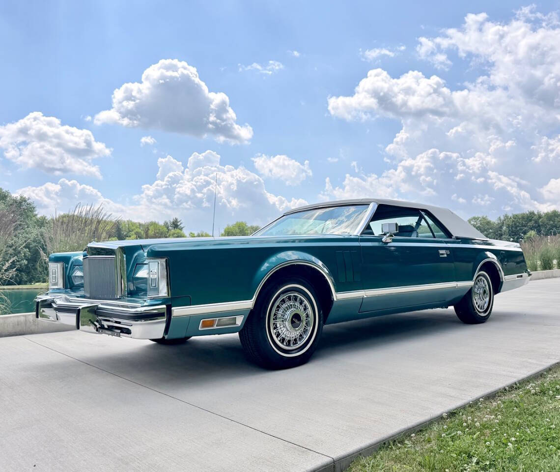 Lincoln-Mark-v-1979-Turquoise