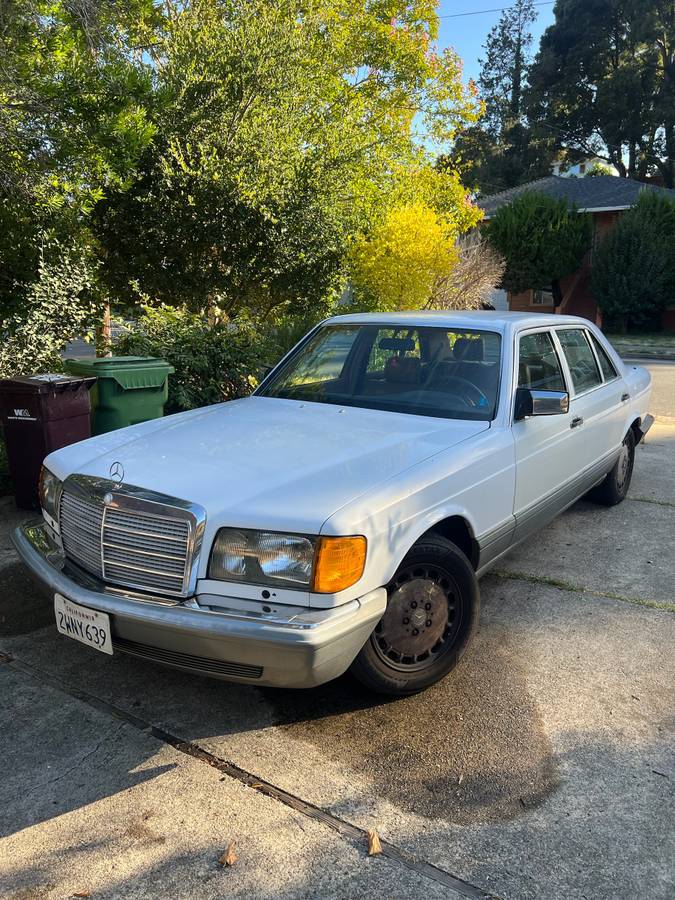 Mercedes-300sdl-1986-white