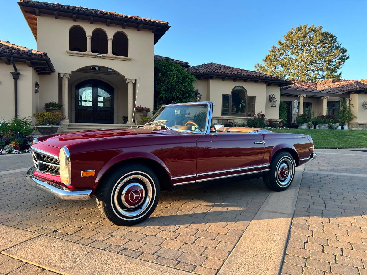 Mercedes-benz-250sl-1968-red