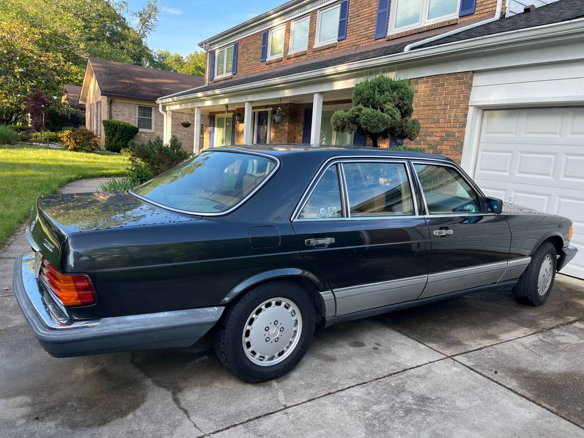 Mercedes-benz-350-1991-grey