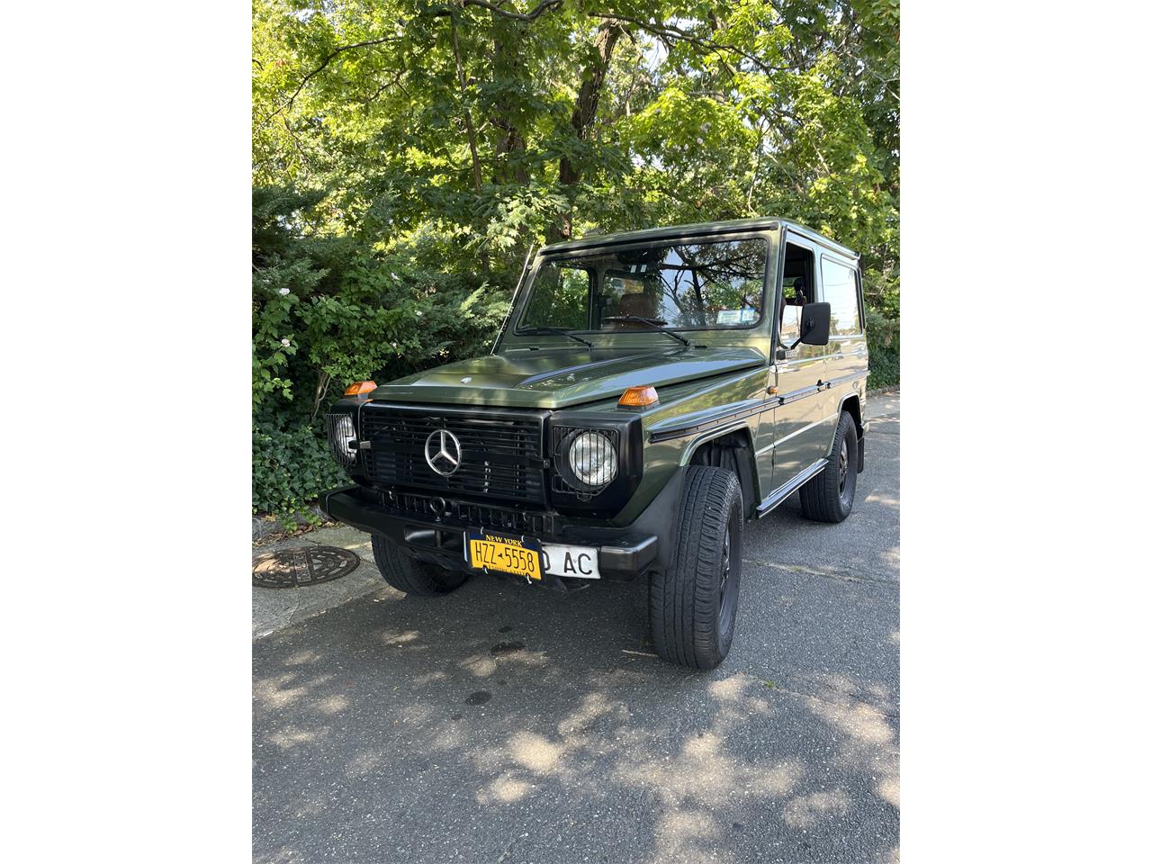 Mercedes-benz-G-wagon-1984-Cypress-Green-Cognac-MB-Tex