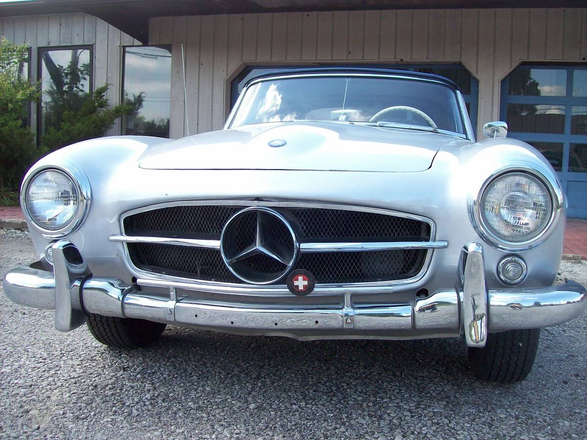 Mercedes-benz-Sl-class-1956-silver