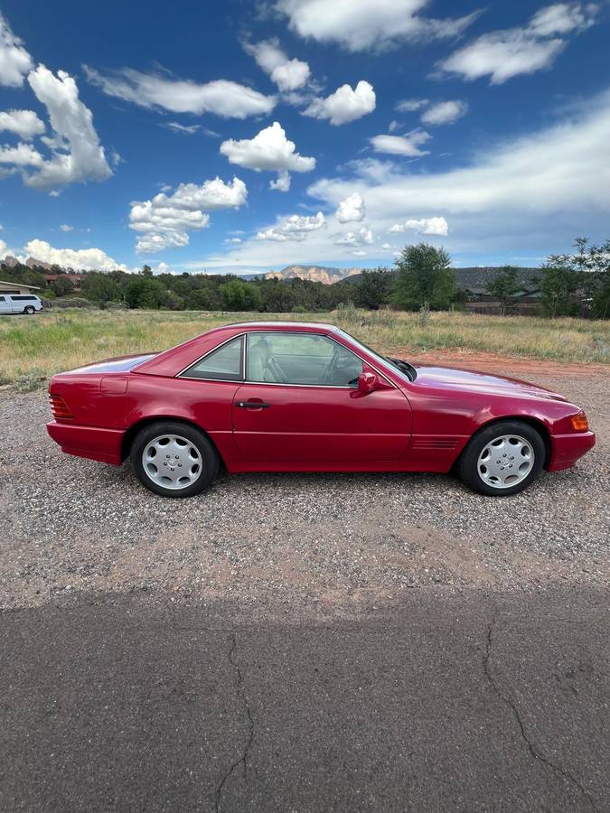 Mercedes-benz-sl500-1995-red