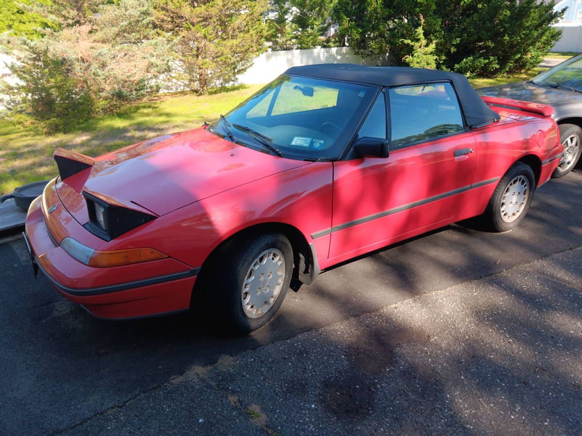 Mercury-Capri-1991-red
