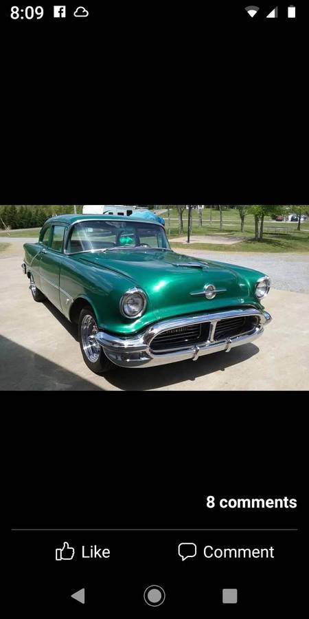 Oldsmobile-1956-green
