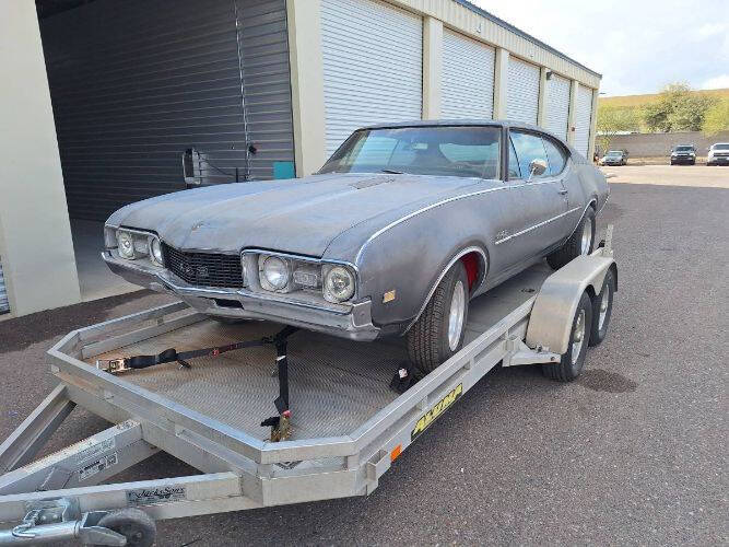 Oldsmobile-442-1968-Gray
