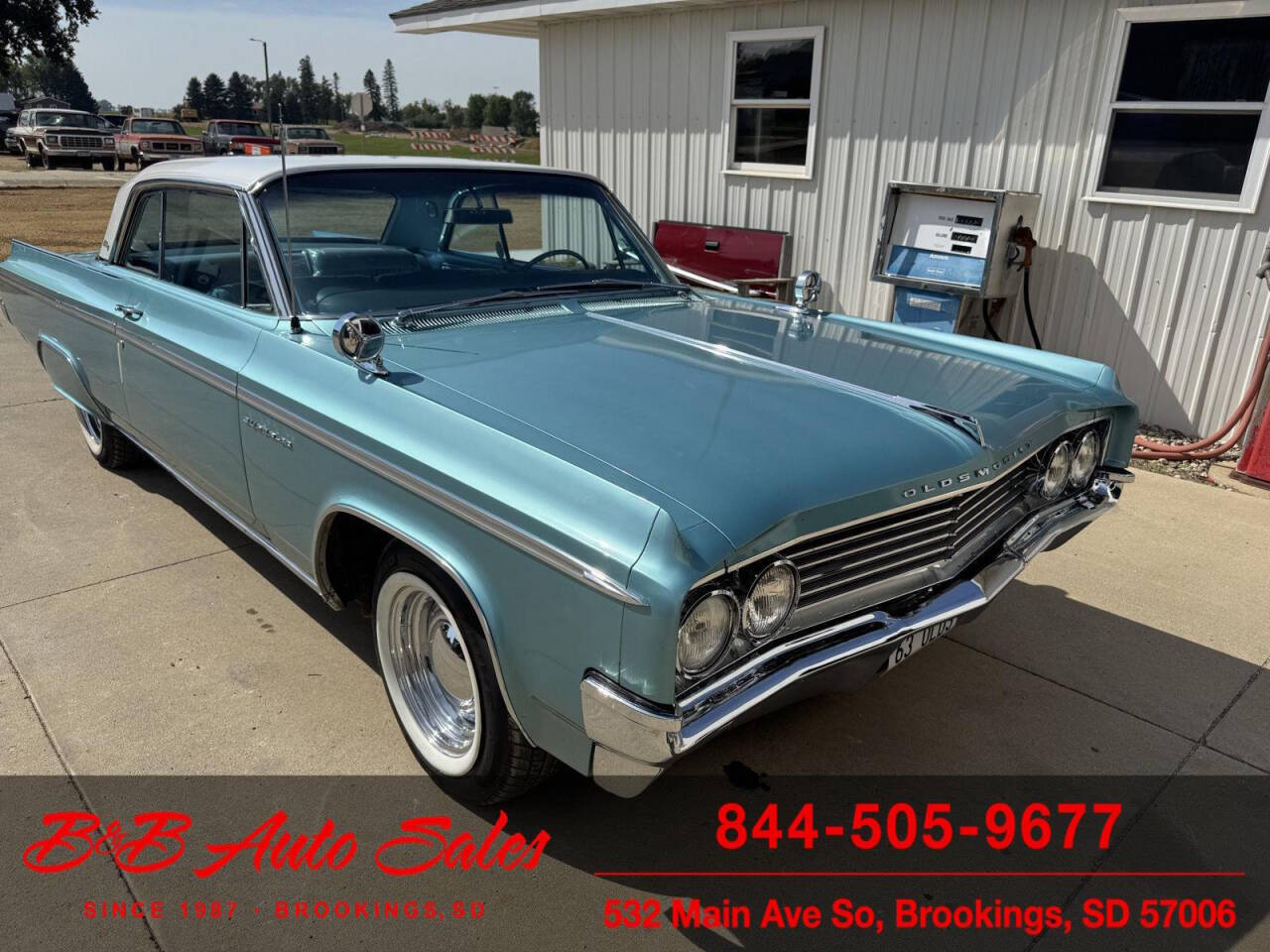 Oldsmobile-Eighty-eight-1963-Blue-Blue
