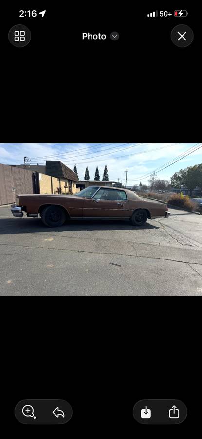 Oldsmobile-Toronado-1974-brown