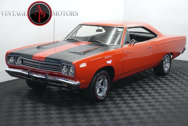 Plymouth-Roadrunner-1969-Orange-Black