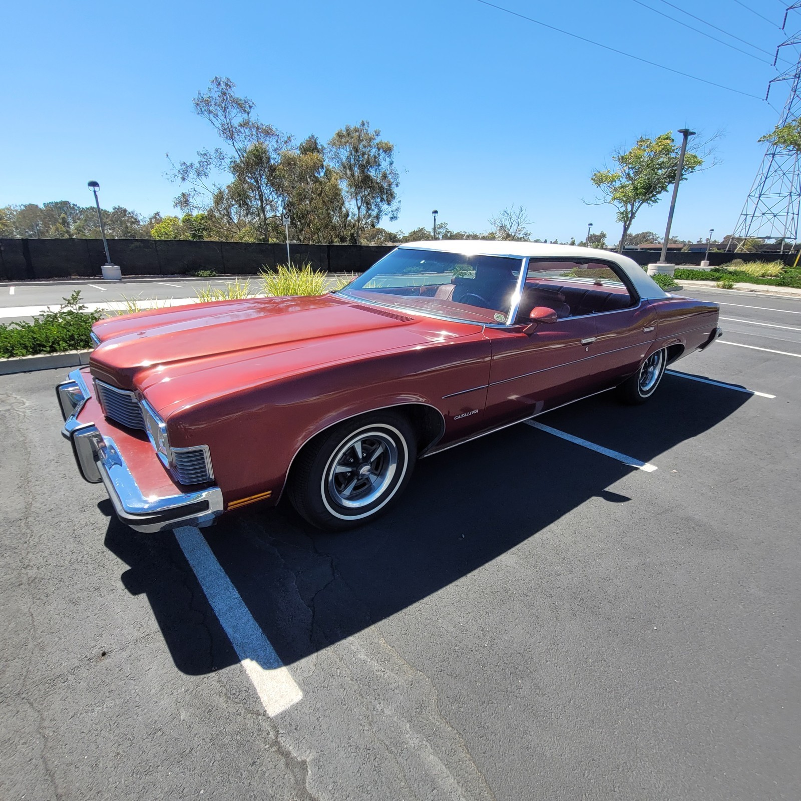 Pontiac-Catalina-1973-Sedan-Burgundy