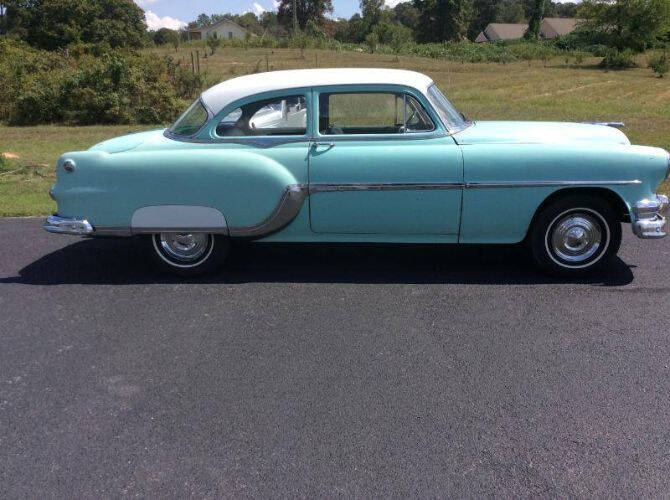 Pontiac-Chieftain-1954-Blue