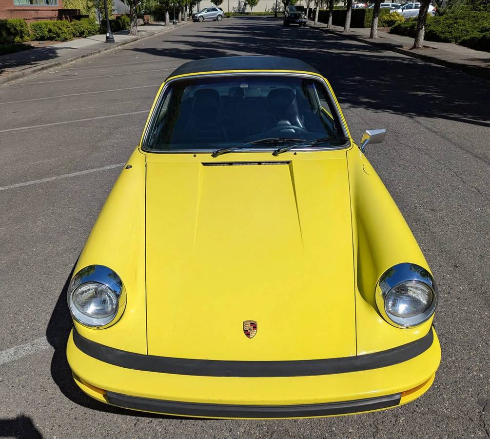 Porsche-911s-targa-1974-yellow