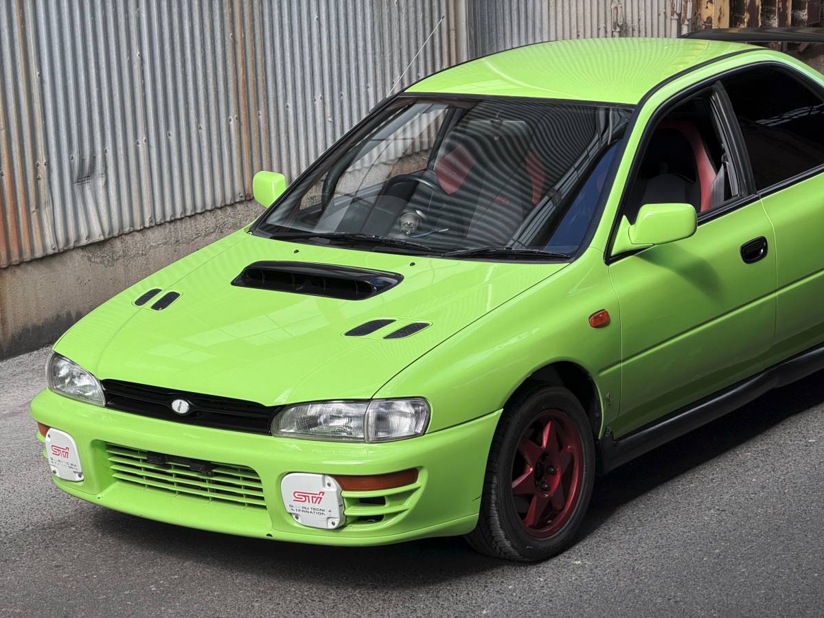 Subaru-Wrx-ra-sti-1994-green