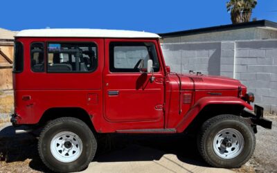 Toyota 1981 Toyota FJ40 Land Cruiser