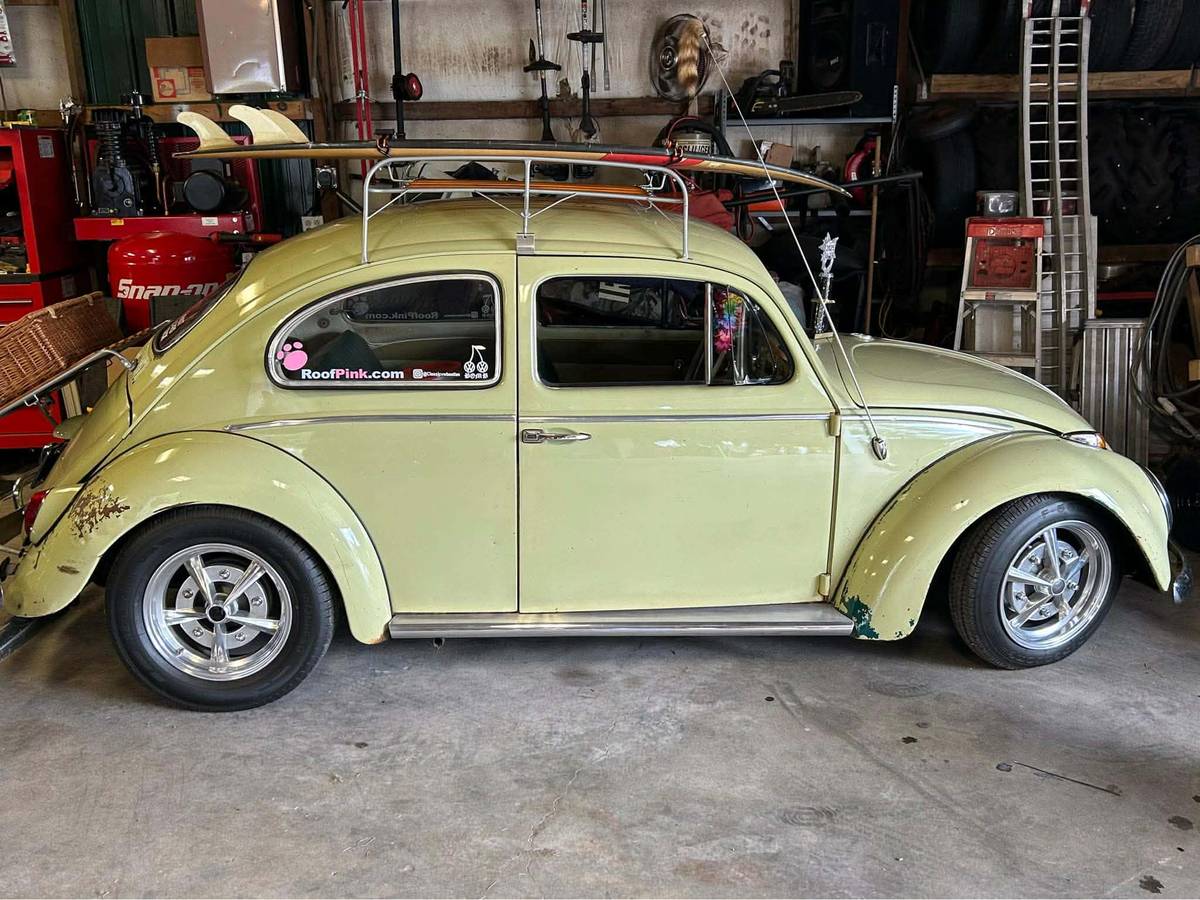 Volkswagen-Beetle-1963-green