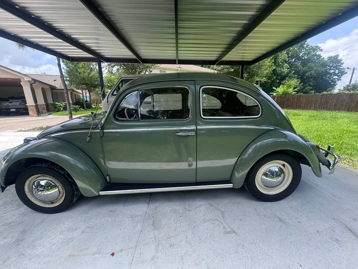 Volkswagen-Beetle-1964-green