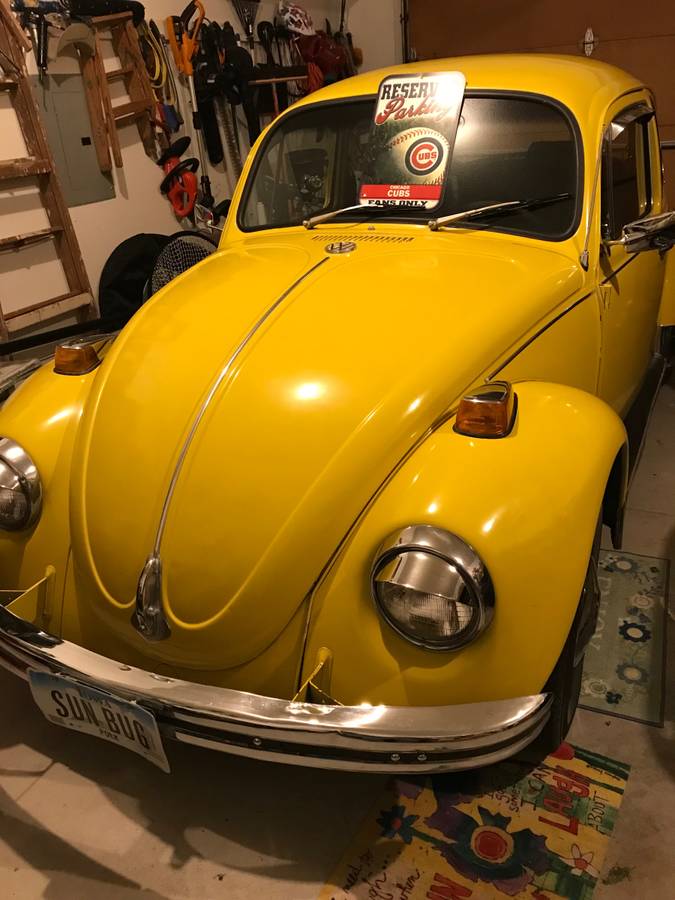 Volkswagon-beetle-1972-yellow