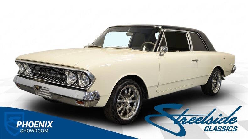 Amc-Rambler-1963-White-White-Houndstooth