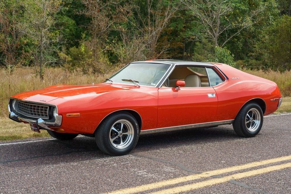 American-Motors-AMC-1972-Coupe-Tan-vinyl-interior-code-266S