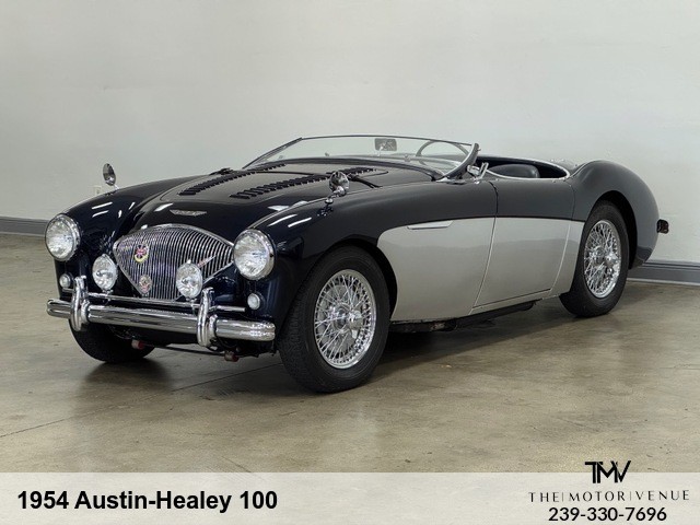 Austin-Healey-100-1954-Blue Austin Healey 100 1954