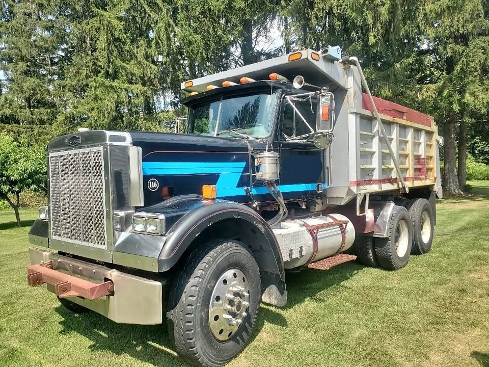 Autocar-Dk-64-tandem-axle-dump-14ft-steel-body-wair-gate-cat-3406b-350hp-8ll-58-rears-20-front-runs-and-drives-incredibly-strong-simply-put-its-a-beast-1985