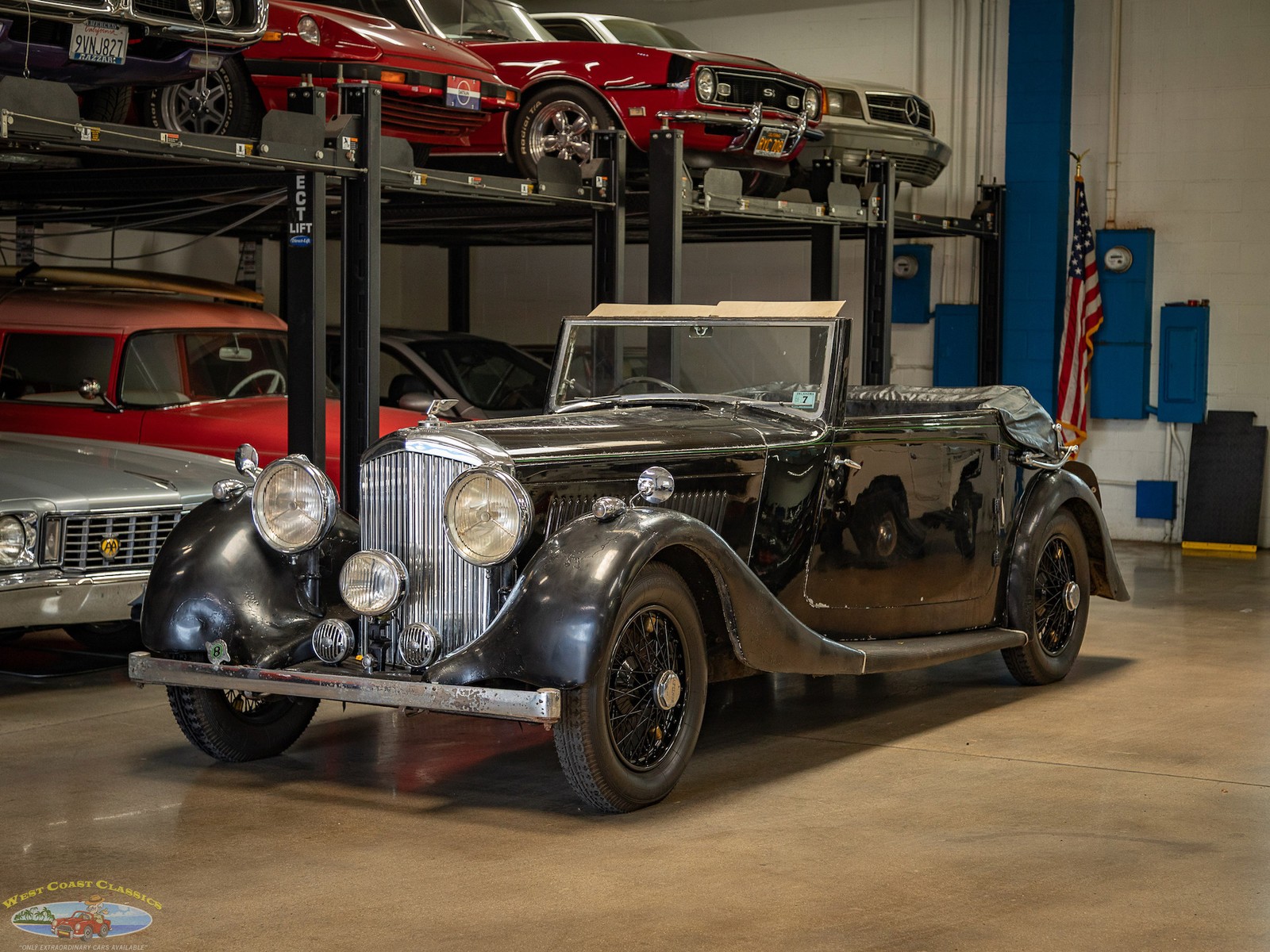 Bentley 4 1/4 Litre Park Ward Drop Head Coupe 1936