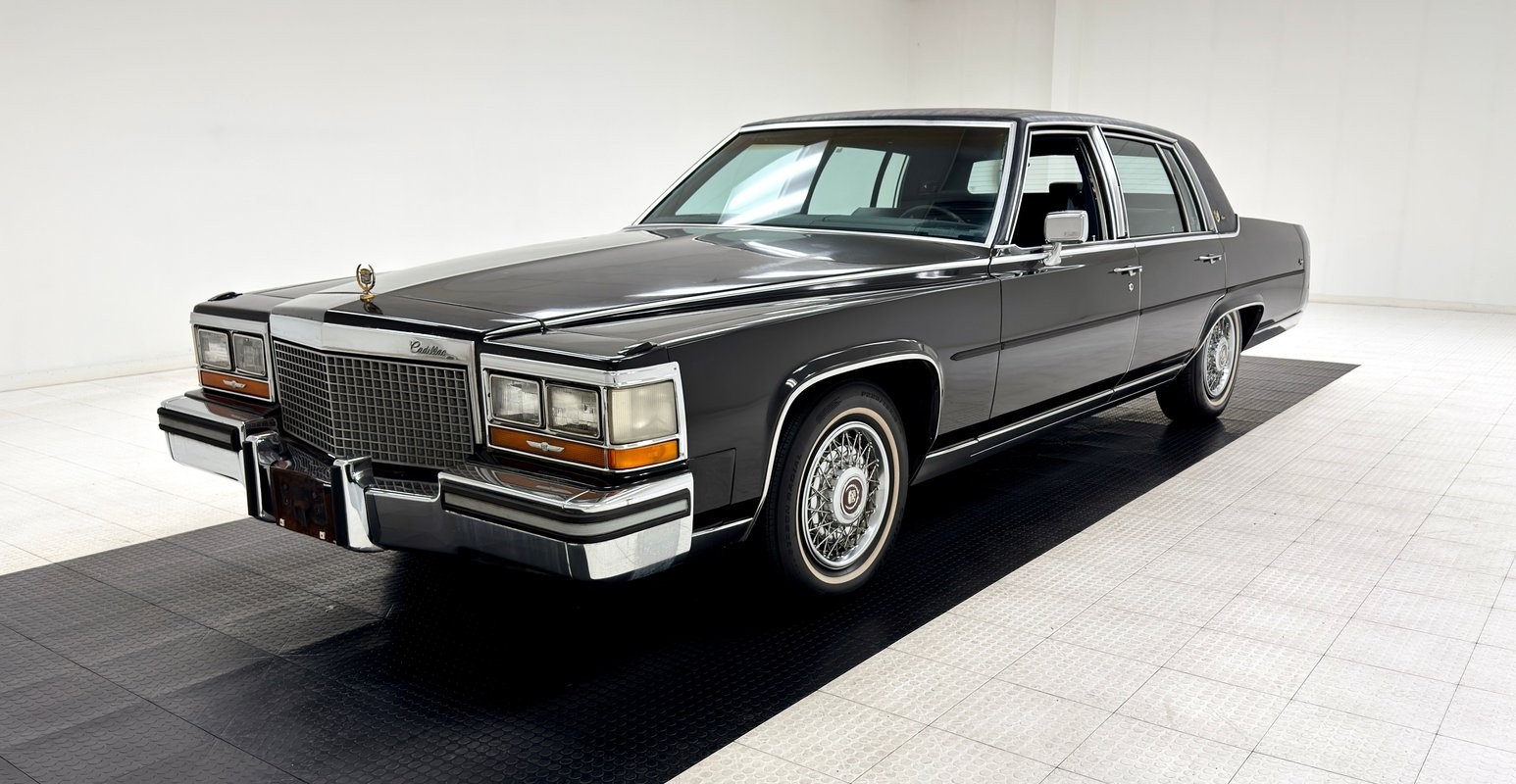 Cadillac-Brougham-1989-Sedan-Dark-Blue
