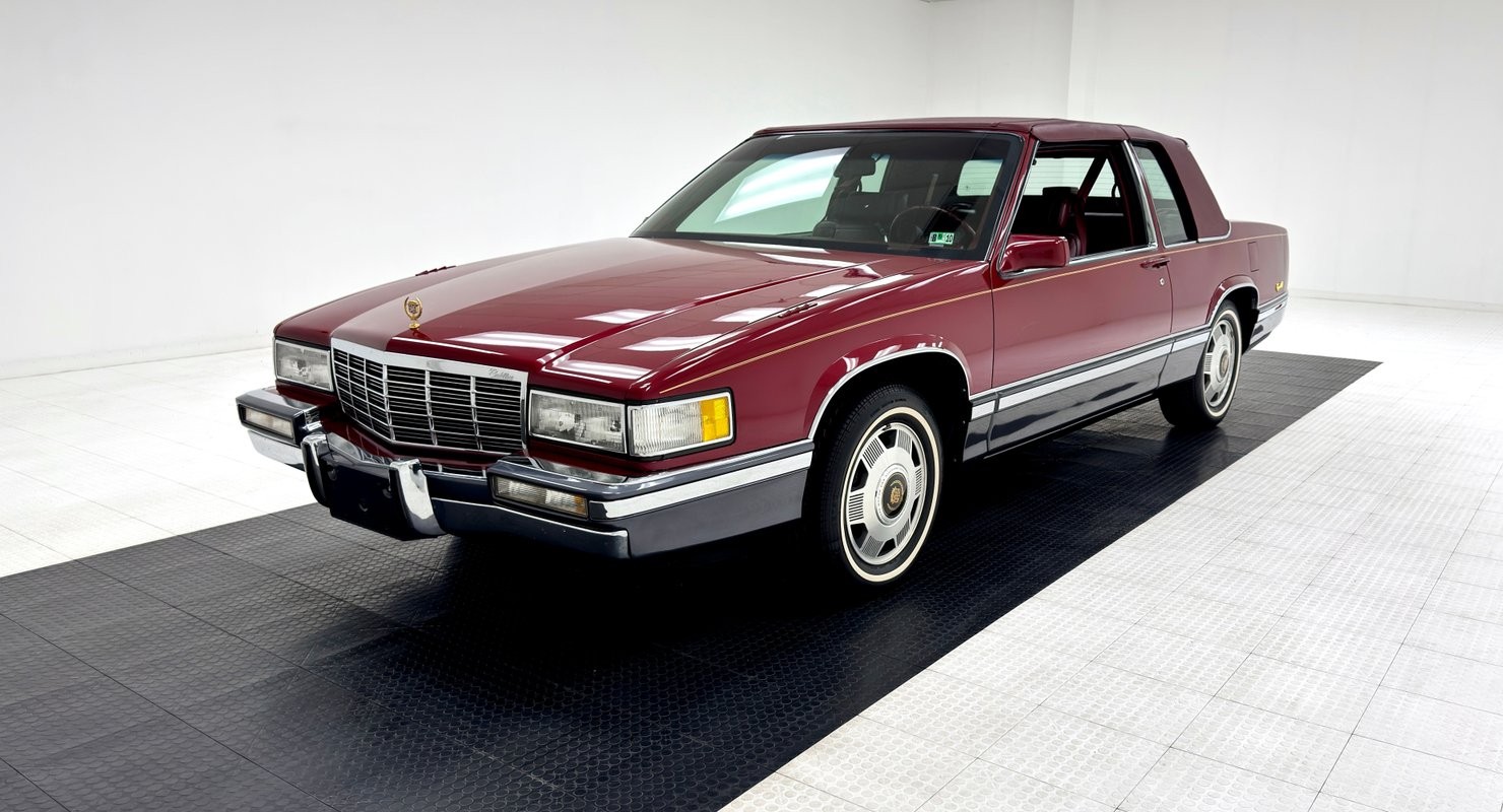 Cadillac-DeVille-1991-Coupe-Burgundy