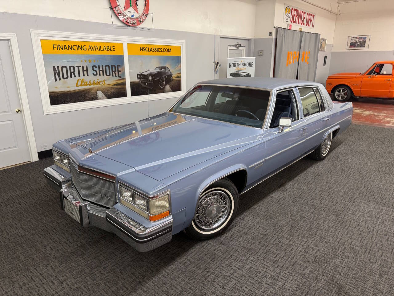 Cadillac-Deville-1983-Blue-Blue