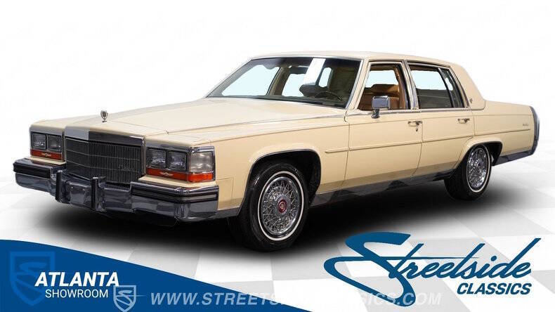 Cadillac-Fleetwood-brougham-1986-Yellow-Beige-Neutral