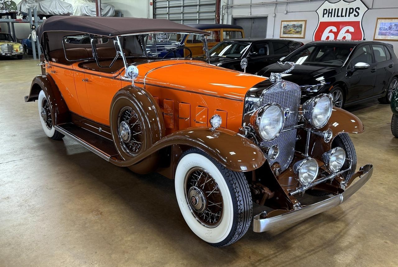 Cadillac-Series-370A-V-12-Convertible-1931-2-Door-Brown Cadillac Series 370A V-12 Convertible 1931