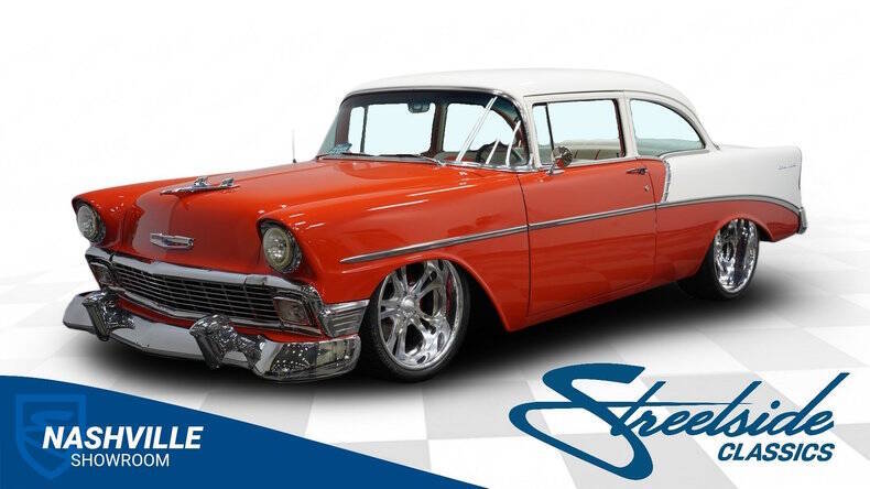Chevrolet-210-1956-Red-White