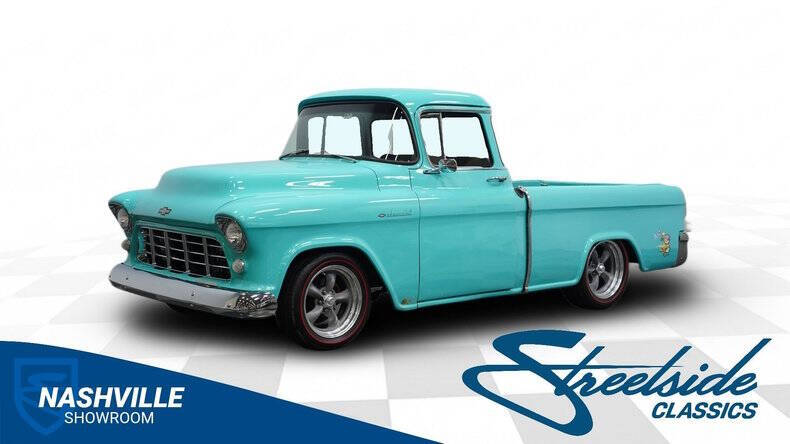 Chevrolet-3100-1955-Teal-Gray