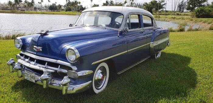 Chevrolet-Bel-air-1954-Blue